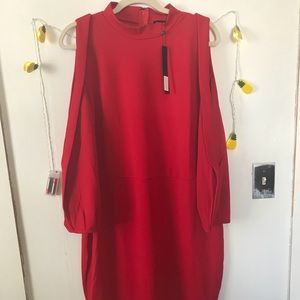 NWT Forever XXI Red Stretchy Body Con